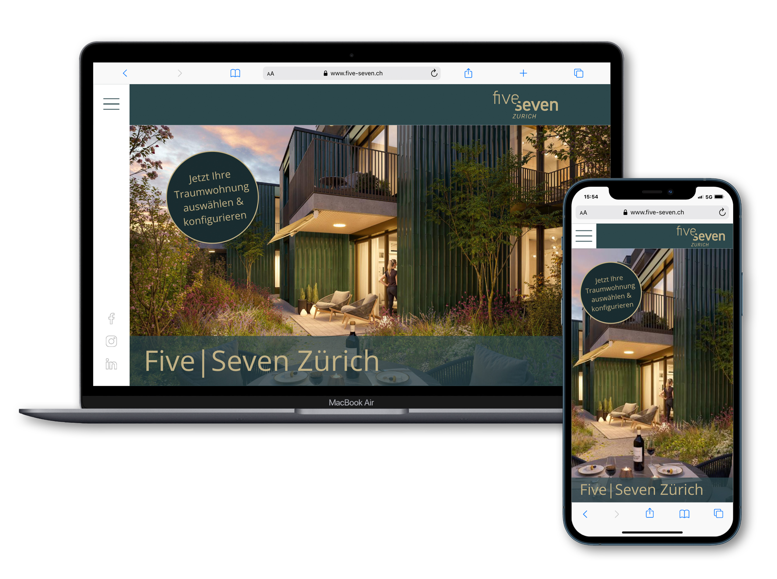 Immobilien Website Five | Seven Immobliien Website Five | Seven Zürich